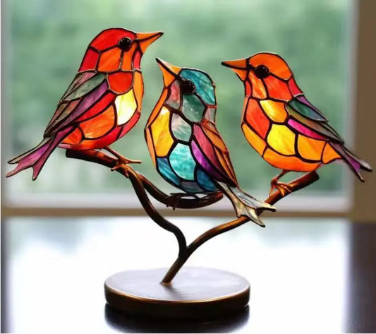 Nik & Nakks 3 bird ornaments (alignment) / Metal (flat bird) real shot see details Bird Series Alloy Home Decor Figurines Bird Series Alloy Home Decor Figurines