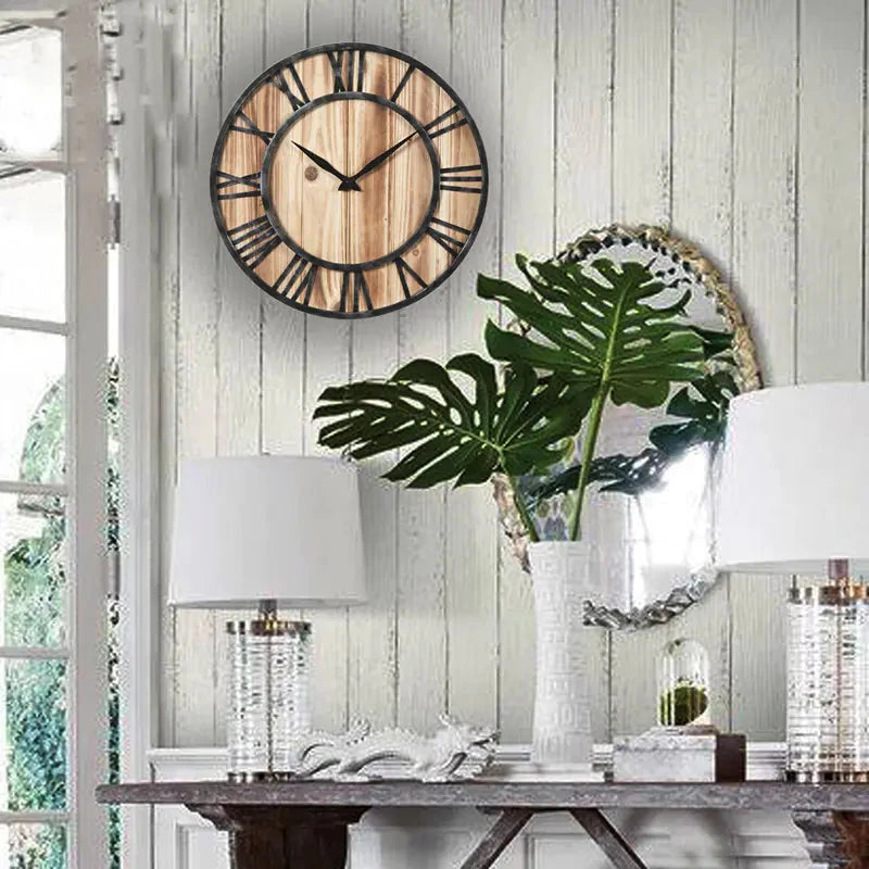 Nik & Nakks 40 Wall Clock - Home Decor with Wall Stickers Wall Clock - Home Decor with Wall Stickers