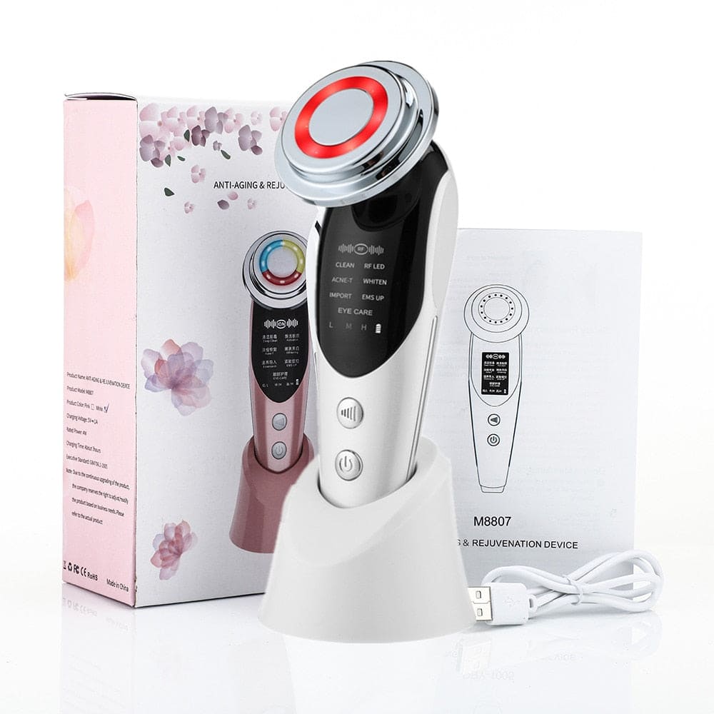Skin Care Facial Massager 7 in 1 Face Lift Skin Rejuvenation Device