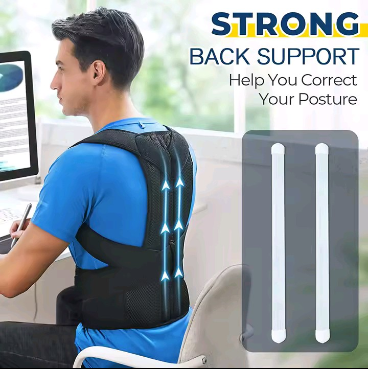 Nik & Nakks Adjustable Back Brace Posture Corrector Adjustable Back Brace Posture Corrector
