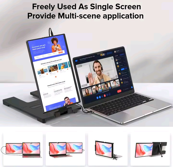 Nik & Nakks As Shown 14-inch Dual-Screen Monitor 14-inch Dual-Screen Monitor