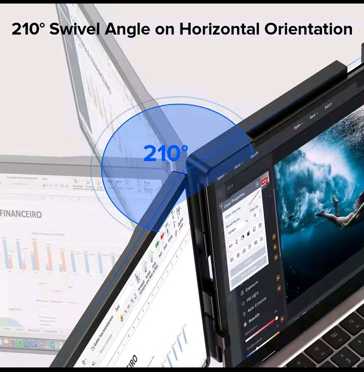 Nik & Nakks As Shown 14-inch Dual-Screen Monitor 14-inch Dual-Screen Monitor