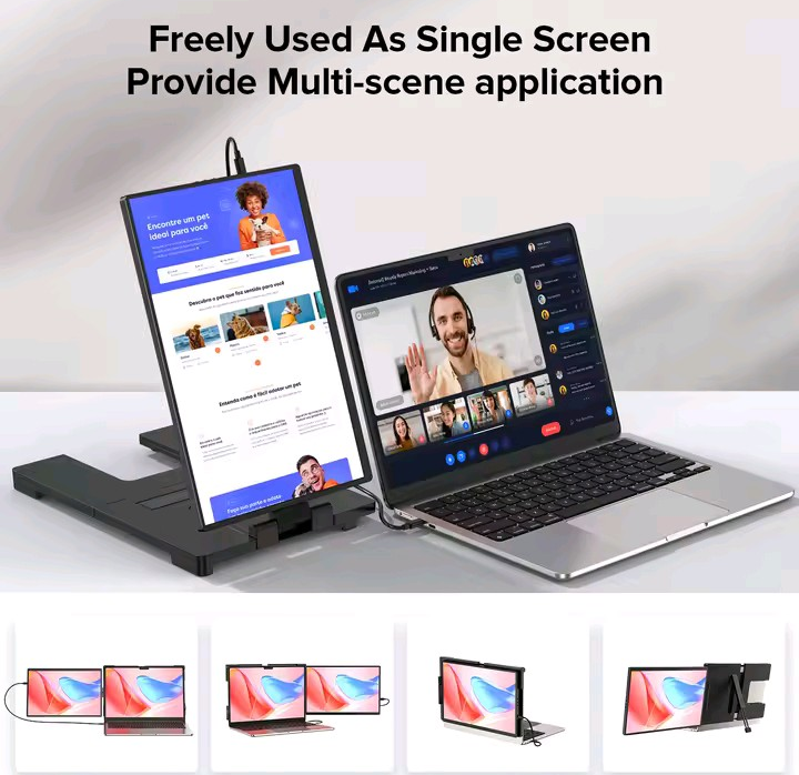Nik & Nakks As Shown 14-inch Dual-Screen Monitor 14-inch Dual-Screen Monitor