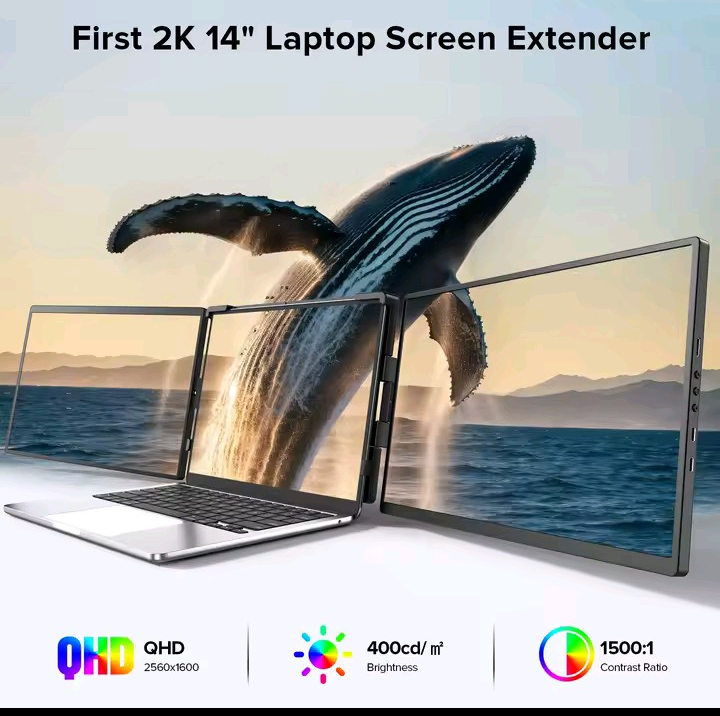 Nik & Nakks As Shown 14-inch Dual-Screen Monitor 14-inch Dual-Screen Monitor