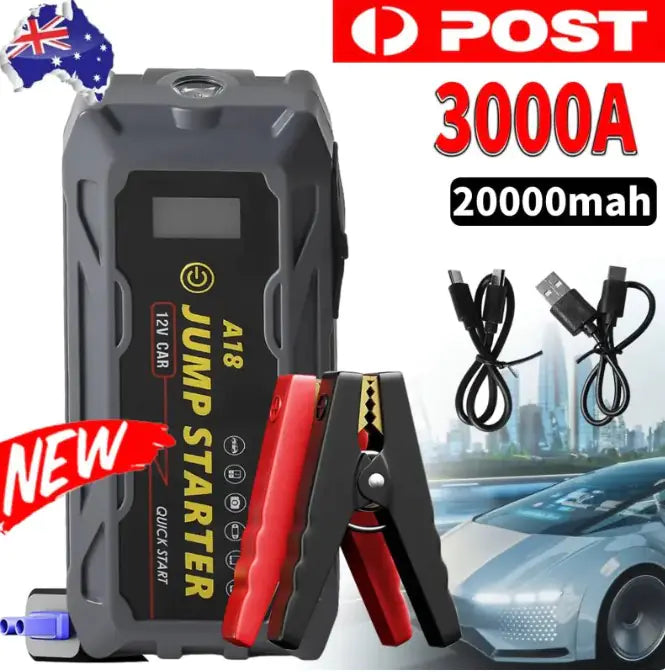 Portable Electric Jump Starter for your Car, Truck or Motorcycle
