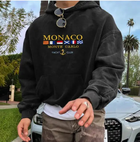 Black / Small Nikolaus Monaco Hoodie
