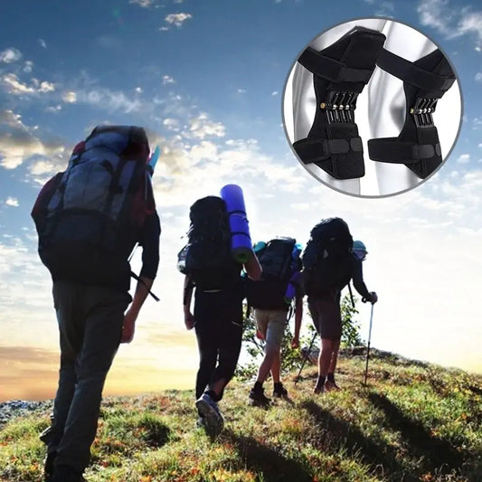 Nik & Nakks Black Spring Action Knee Brace Spring Action Knee Brace