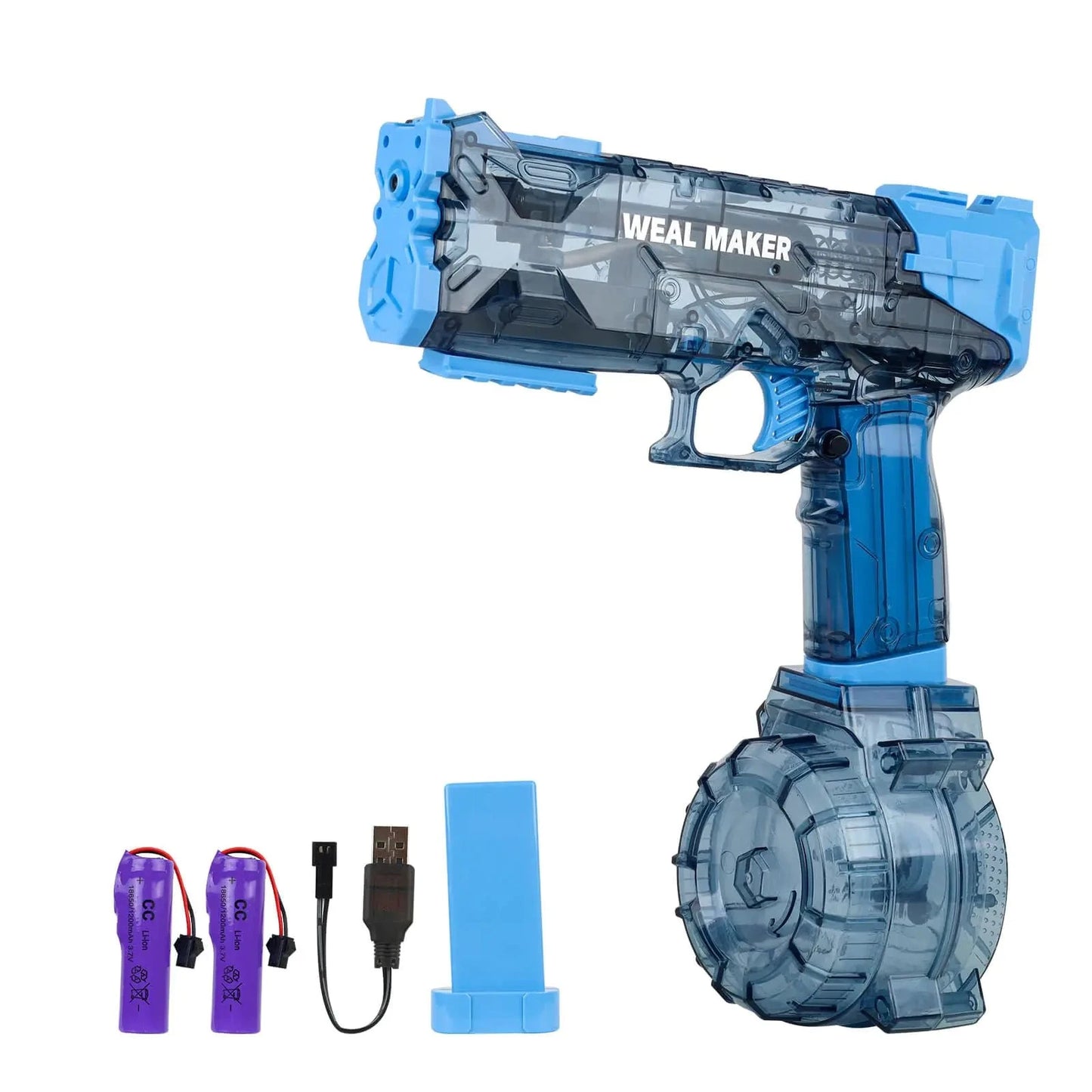 Electric High Pressure Powerful Water Gun Shoots Up to 26 FT for Adults (Blue)