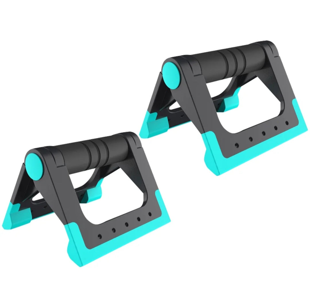 Nik & Nakks Blue Foldable Push Up Handles