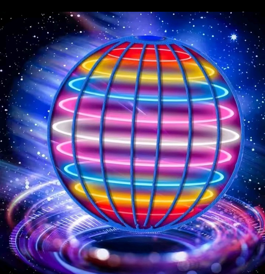 Galaxy Boomerang Hover Ball Toy with Led Lights