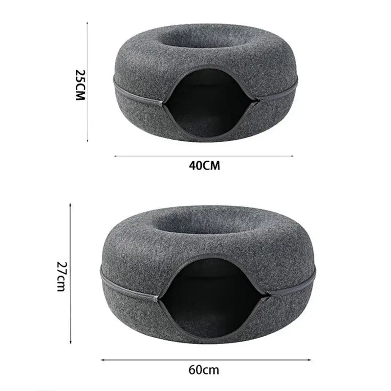 Cat Donut Tunnel Bed