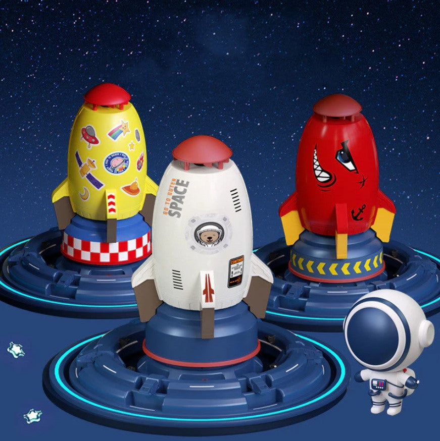 Cosmic Aqua Rocket Water Sprinkler Rocket Toy for Kids