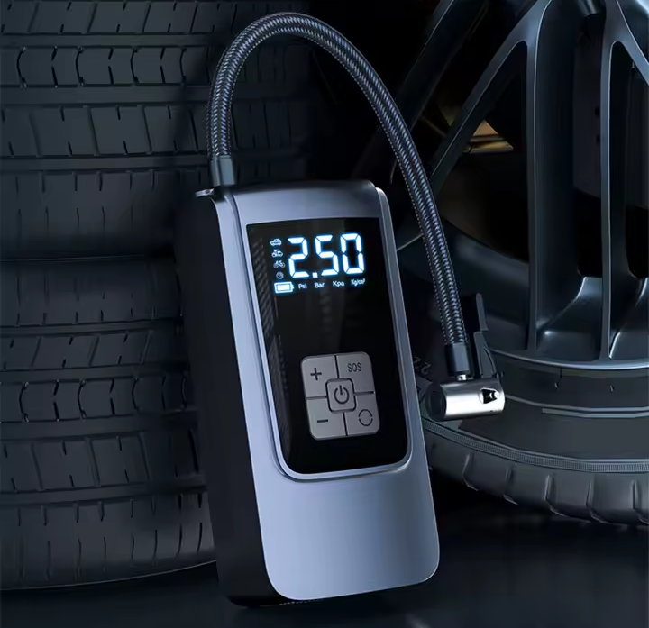 Nik & Nakks CQB-100-BLACK Portable Electric Air Pump for Cars Fast Inflation Air Pump for Cars - Portable & Efficient
