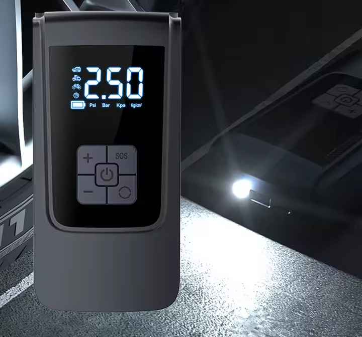 Nik & Nakks CQB-100-BLACK Portable Electric Air Pump for Cars Fast Inflation Air Pump for Cars - Portable & Efficient