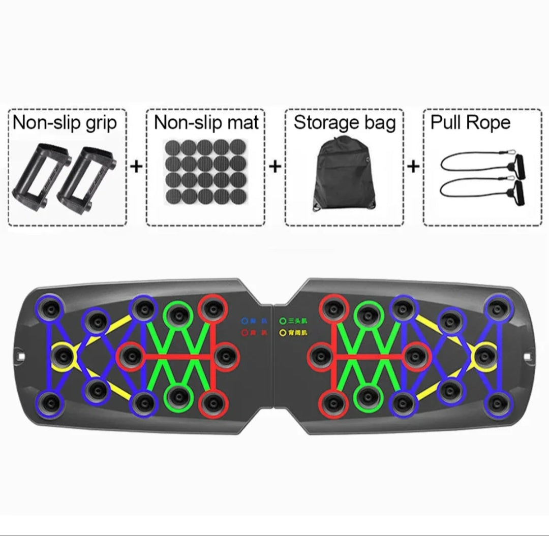 Folding Push-up Board Support Muscle Exercise