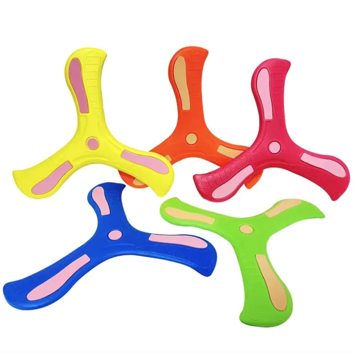 Soft Three Leaf Cross Boomerang Toy
