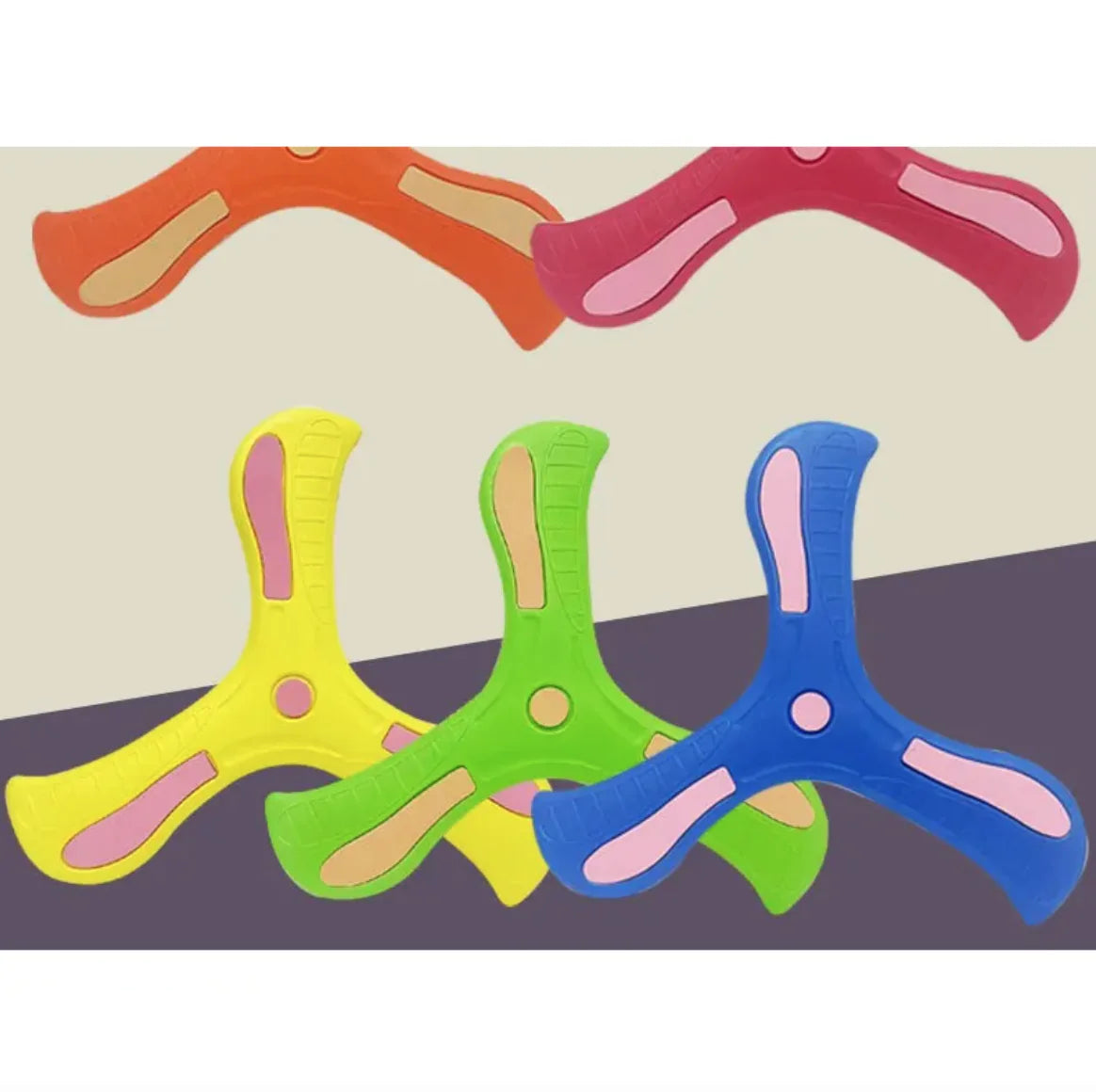 Soft Three Leaf Cross Boomerang Toy