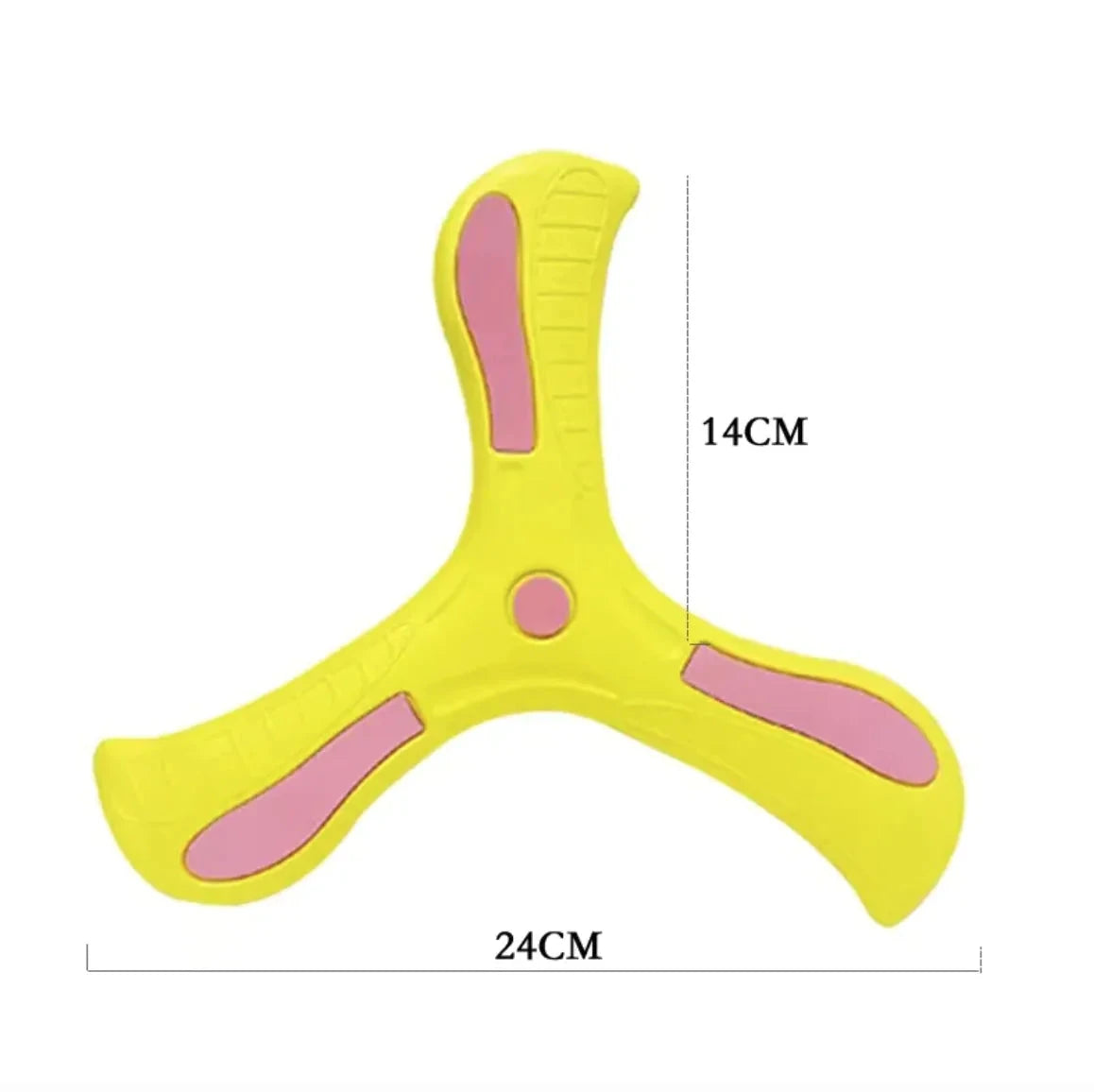 Soft Three Leaf Cross Boomerang Toy