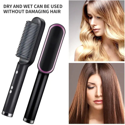 Electric Hot Comb | Flat Iron Hair Straightener