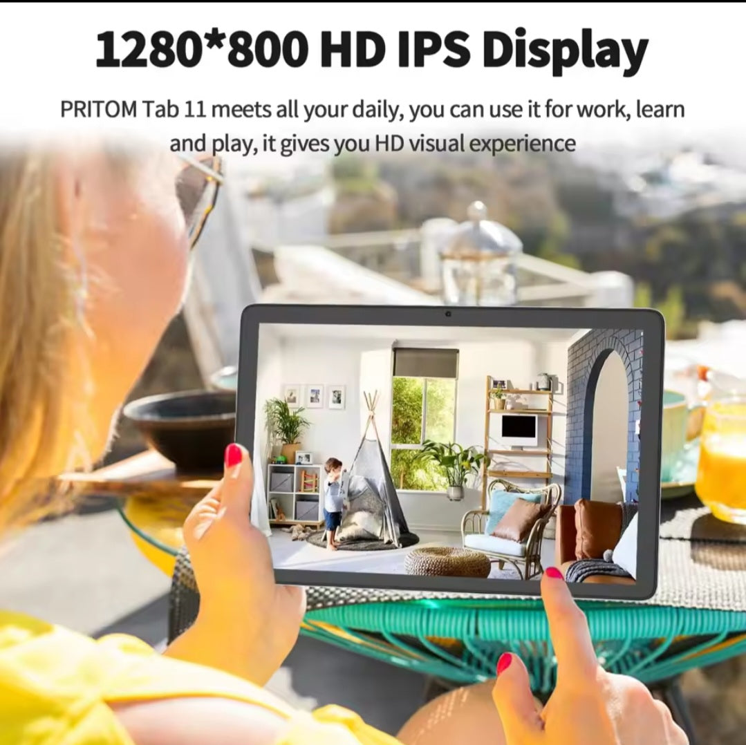 Nik & Nakks Gray EITOMIN 10" Android 14 Tablet  with Keyboard Octa-Core 2.0GHZ Processor and 8GB RAM EITOMIN 10" Android 14 Tablet  with Keyboard Octa-Core 2.0GHZ Processor and 8GB RAM