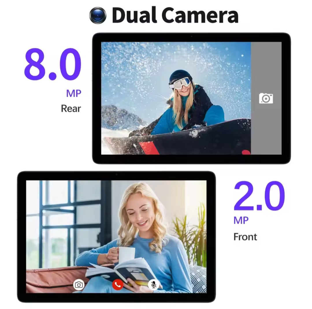 Nik & Nakks Gray EITOMIN 10" Android 14 Tablet  with Keyboard Octa-Core 2.0GHZ Processor and 8GB RAM EITOMIN 10" Android 14 Tablet  with Keyboard Octa-Core 2.0GHZ Processor and 8GB RAM