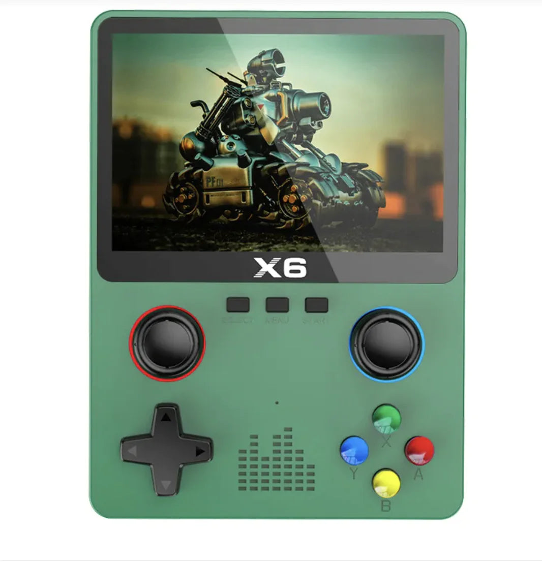 Nik & Nakks Green New X6 Game Console HD Double Shake