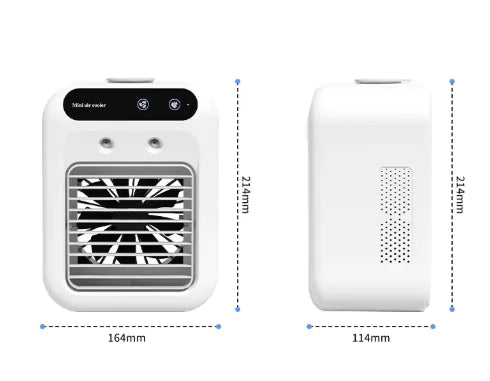 Nik & Nakks Ivory White / L7 Humidifying Air Cooler Portable Air Cooler & Mini Air Conditioner Fan Portable Air Cooler & Mini Air Conditioner Fan