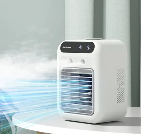 Nik & Nakks Ivory White / L7 Humidifying Air Cooler Portable Air Cooler & Mini Air Conditioner Fan Portable Air Cooler & Mini Air Conditioner Fan