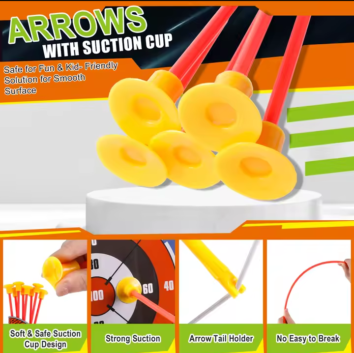 Nik & Nakks Long Arrow Kids Archery Bow and Arrow Kit |Outside Toys for Kids Kids Archery Bow and Arrow Kit |Outside Toys for Kids