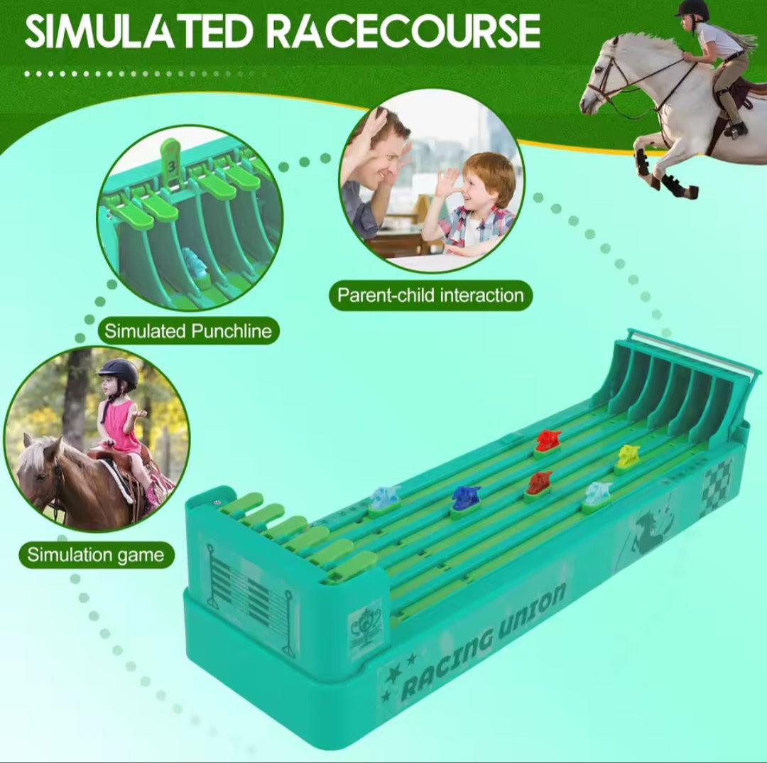 Nik & Nakks Major League Of Horse Racing 2 Electronic Horse Racing Board Game for Children Electronic Horse Racing Board Game for Children