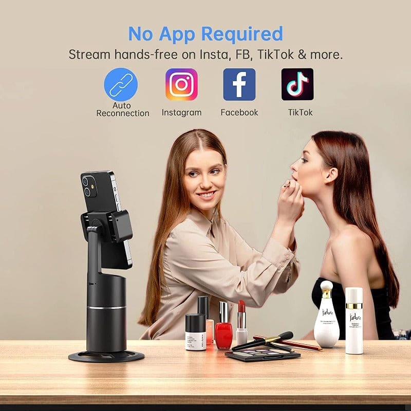 AI Smart Selfie Auto Face Tracking Phone Holder