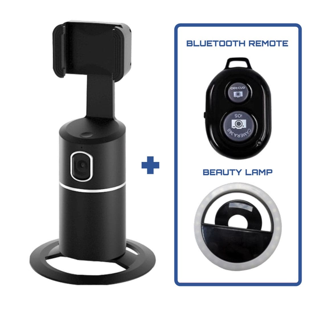 AI Smart Selfie Auto Face Tracking Phone Holder