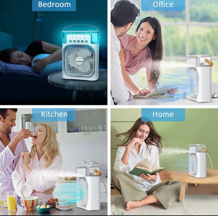 Nik & Nakks Portable Air Conditioner Fan & Humidifier