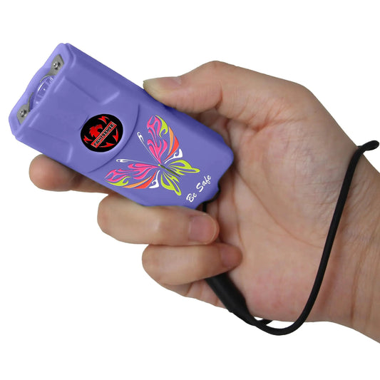 Nik & Nakks Purple FIGHTSENSE Flashlight Stun Gun for Self Defense – Rechargeable Stun Gun for Women – Compact & Powerful Self Defense Flashlight (Purple) FIGHTSENSE Flashlight Stun Gun for Self Defense – Rechargeable Stun Gun for Women – Compact & Powerful Self Defense Flashlight (Purple)