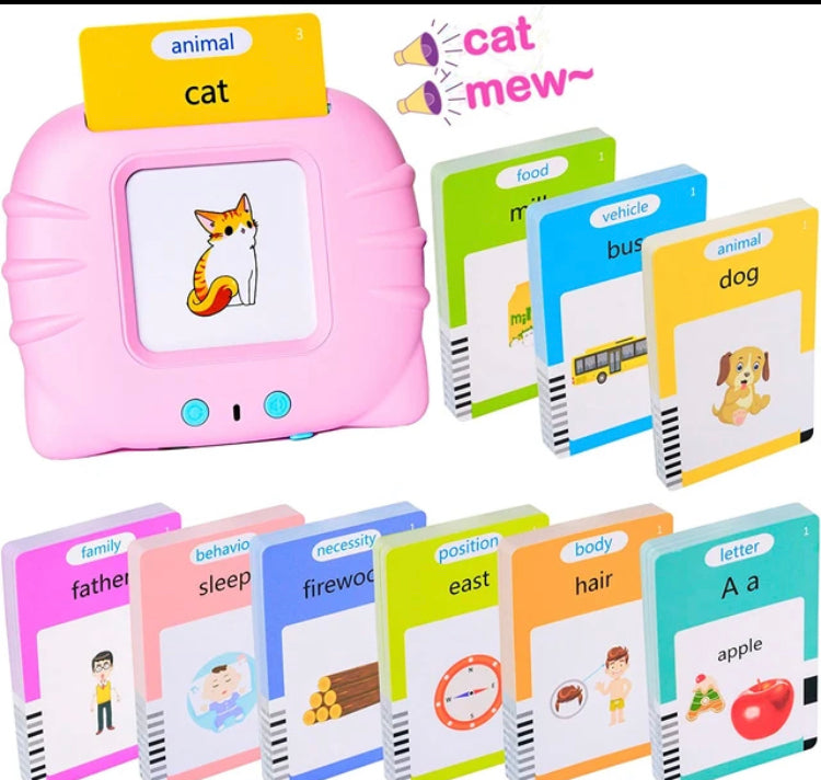 Nik & Nakks Talking Flash Cards Speech Therapy Toy with 224 English Sight Words