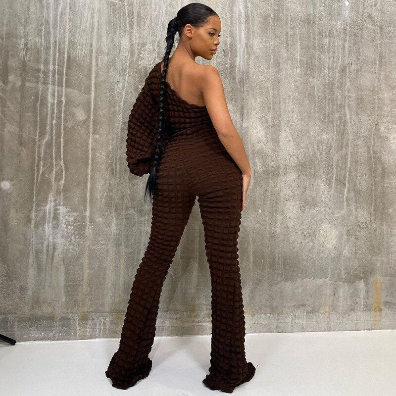 Women's Textured Two Piece Set