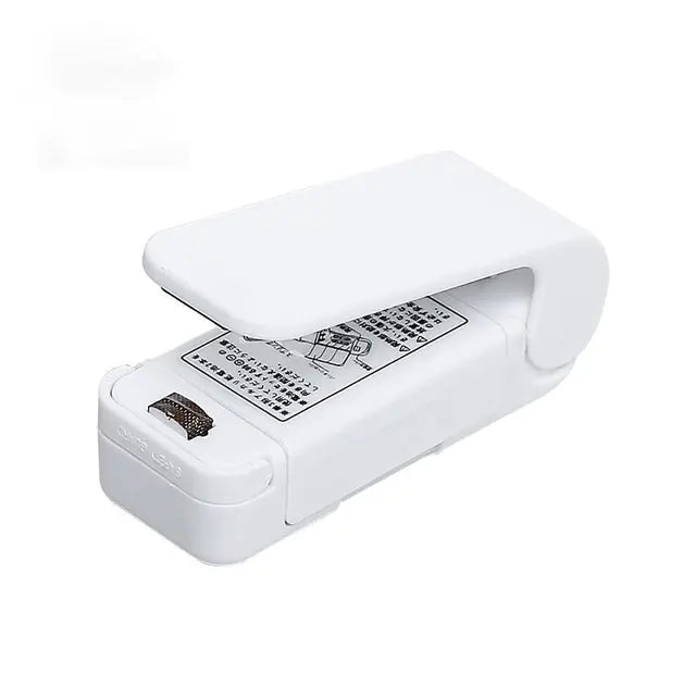 White / 1 Piece Mini Heat Portable Bag Sealer