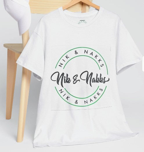 Printify T-Shirt Nik & Nakks Heavy Cotton Tee Nik & Nakks Heavy Cotton Tee