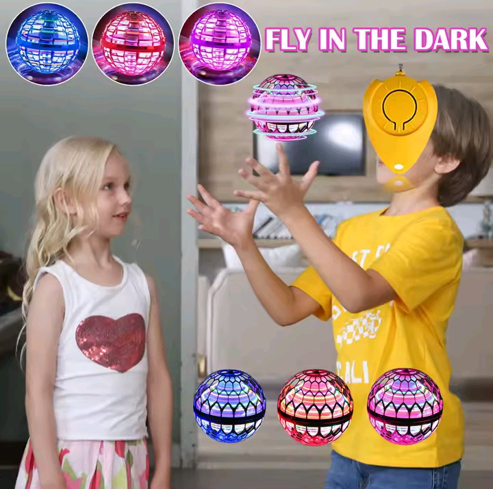Galaxy Boomerang Hover Ball Toy with Led Lights