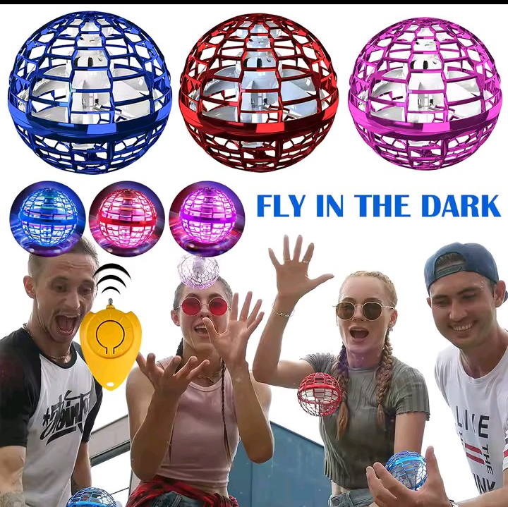 Galaxy Boomerang Hover Ball Toy with Led Lights