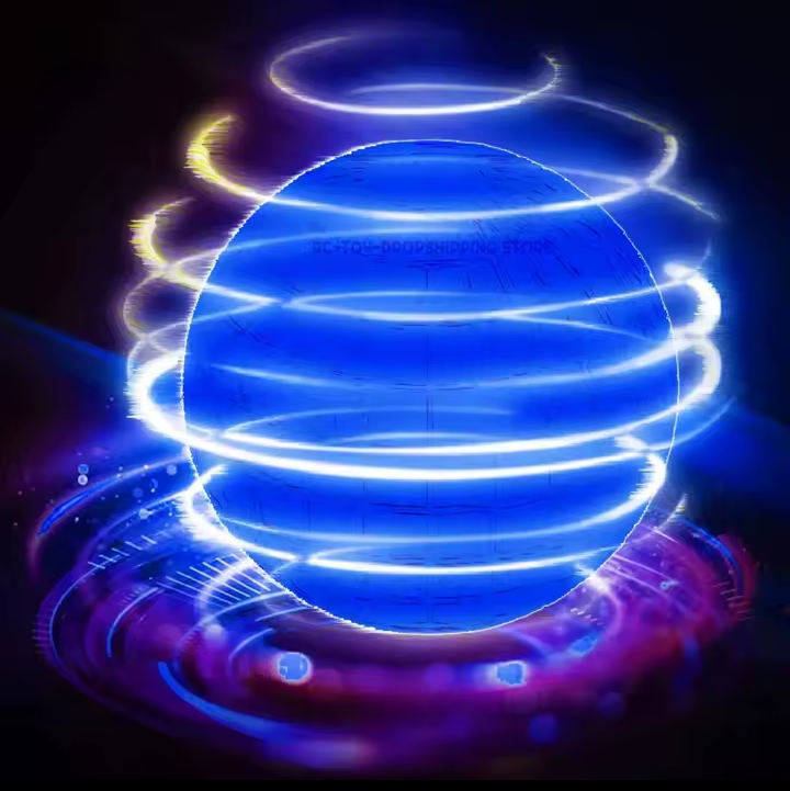 Galaxy Boomerang Hover Ball Toy with Led Lights