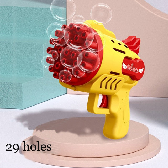 Electric Bubble Gun Soap Rocket