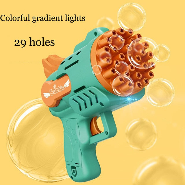 Electric Bubble Gun Soap Rocket