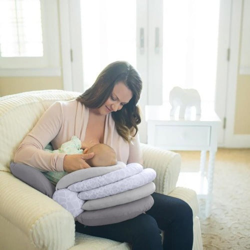 Nik & Nakks Baby Breast Feeding Pillows Nursing Pillow Best For Mom Adjustable Hight