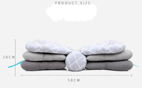 Nik & Nakks Baby Breast Feeding Pillows Nursing Pillow Best For Mom Adjustable Hight