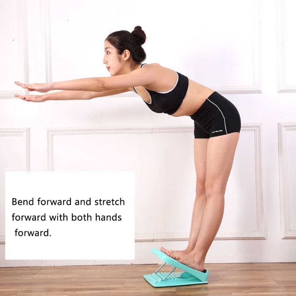 Nik & Nakks Calf Stretcher Portable Slant Board Ankle Stretching Non Slip Exercise Device