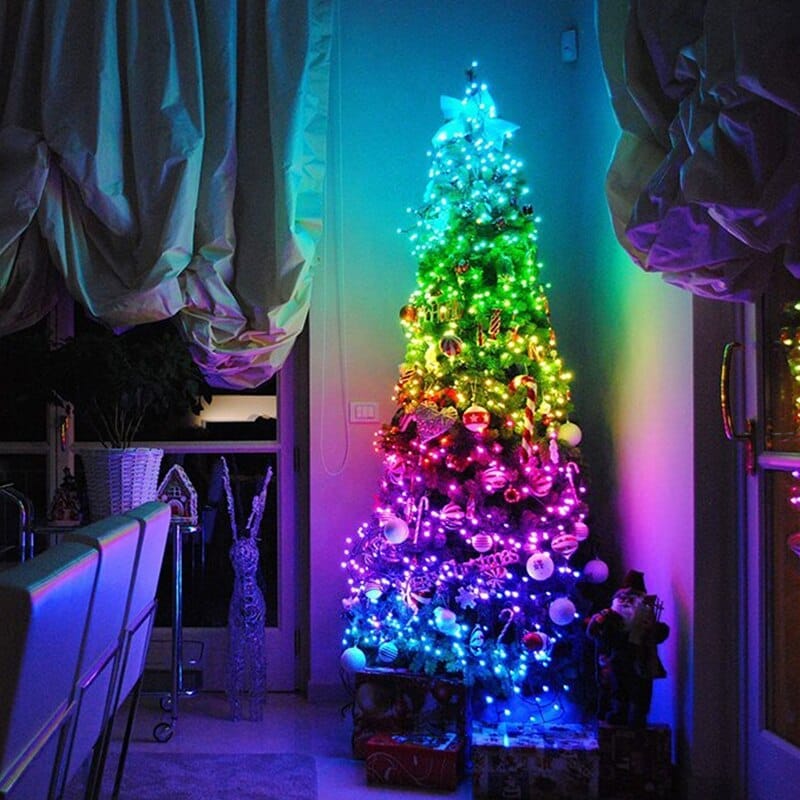 Nik & Nakks Christmas Tree LED Smart Lights Smart WIFI Led Lights with App Control Remote
