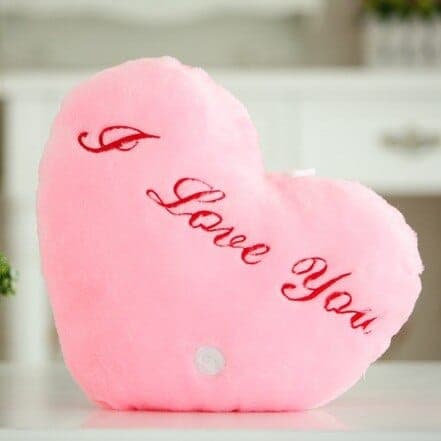 Luminous Pillow Heart Cushion.