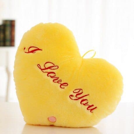 Luminous Pillow Heart Cushion.