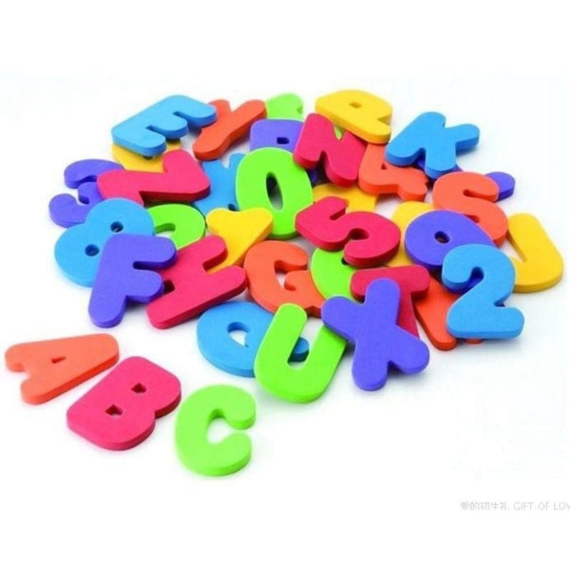 Kids Floating Bath Letters.